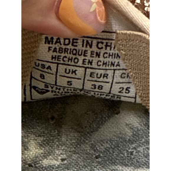 Roxy Womens Gold Glitter Drifter Slip On Sneakers Size 8 Rockabilly Y2K McBling - Picture 7 of 10